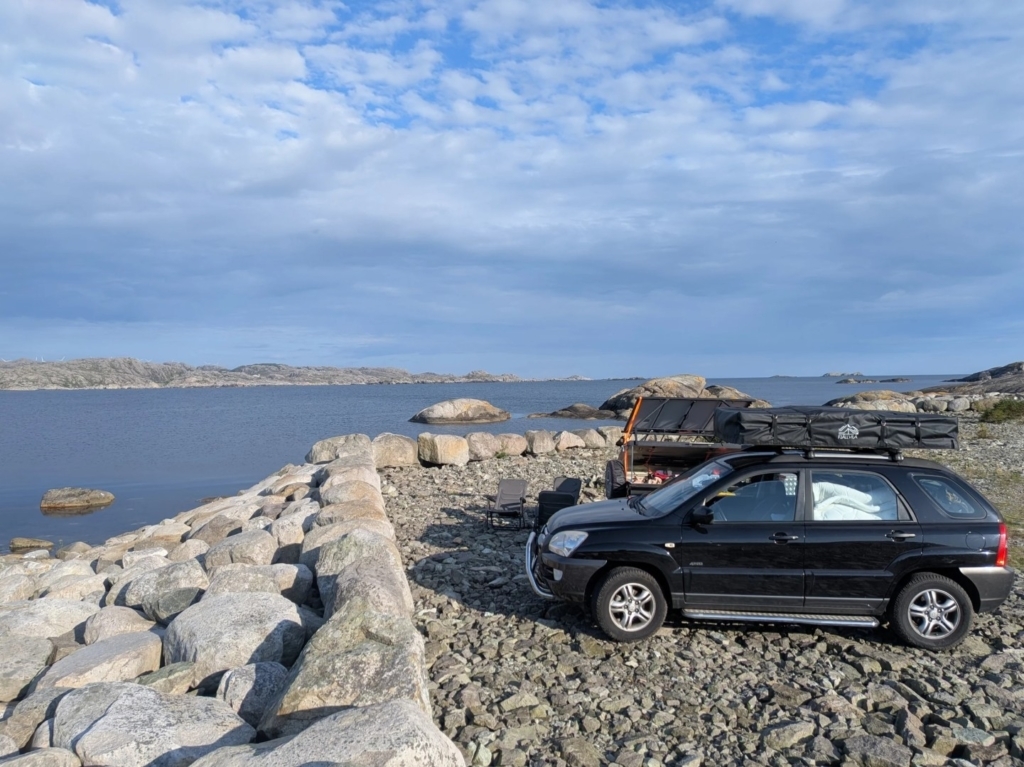 Daktent kamperen noorwegen