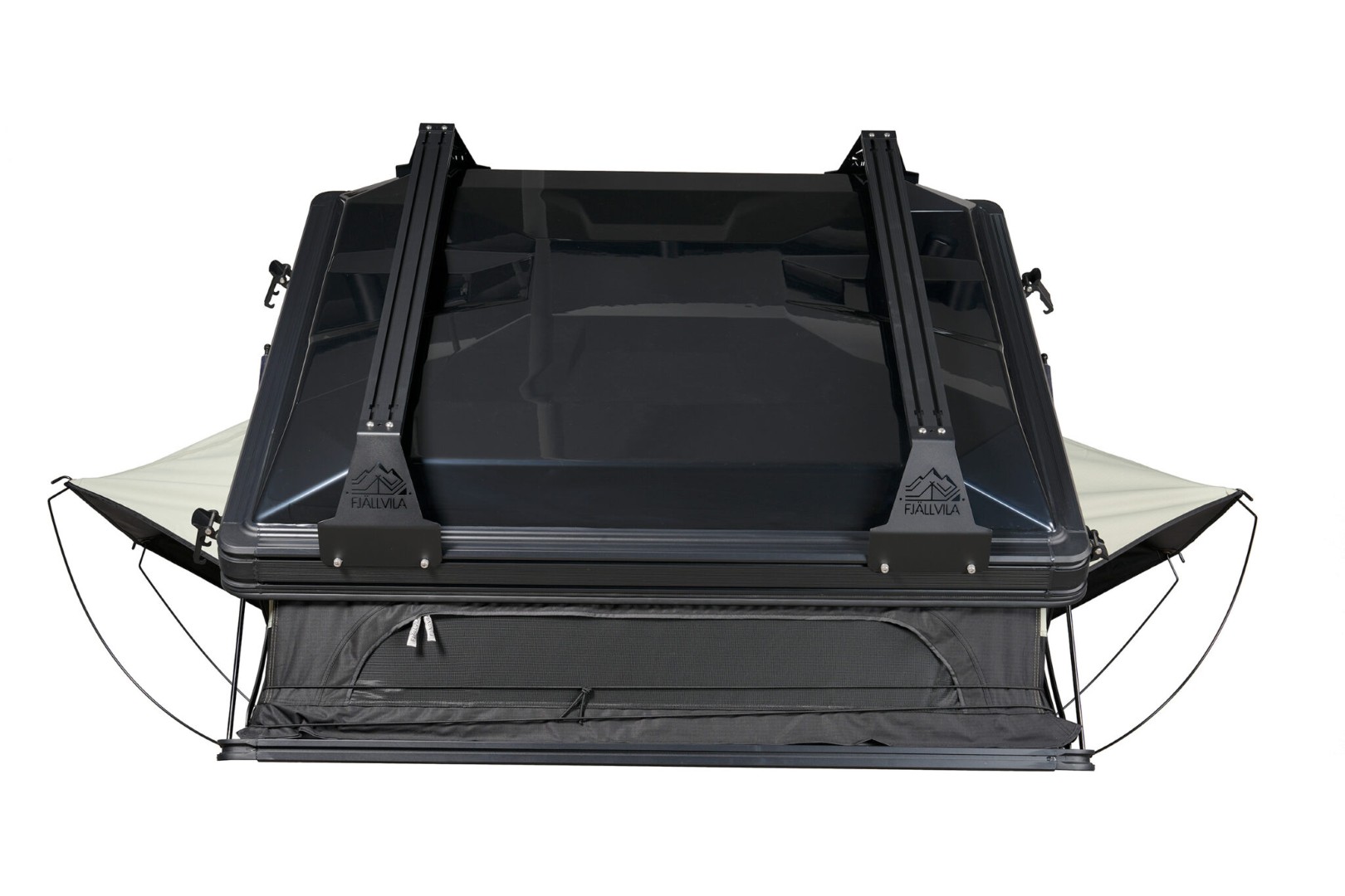 achteraanzicht van de Fjällvila UppVärme daktent