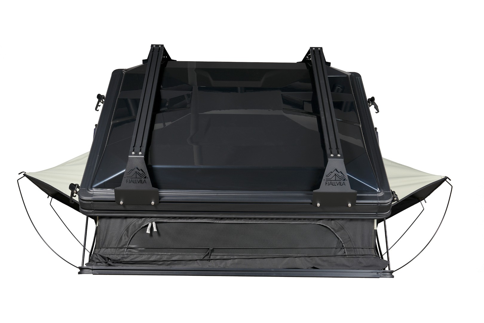 achteraanzicht van de Fjällvila UppVärme daktent