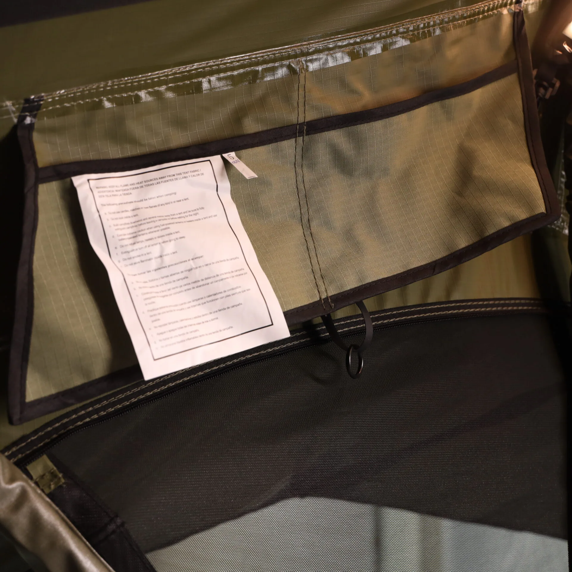 FjällVila UppLöv 140L softtop daktent Khaki-Green