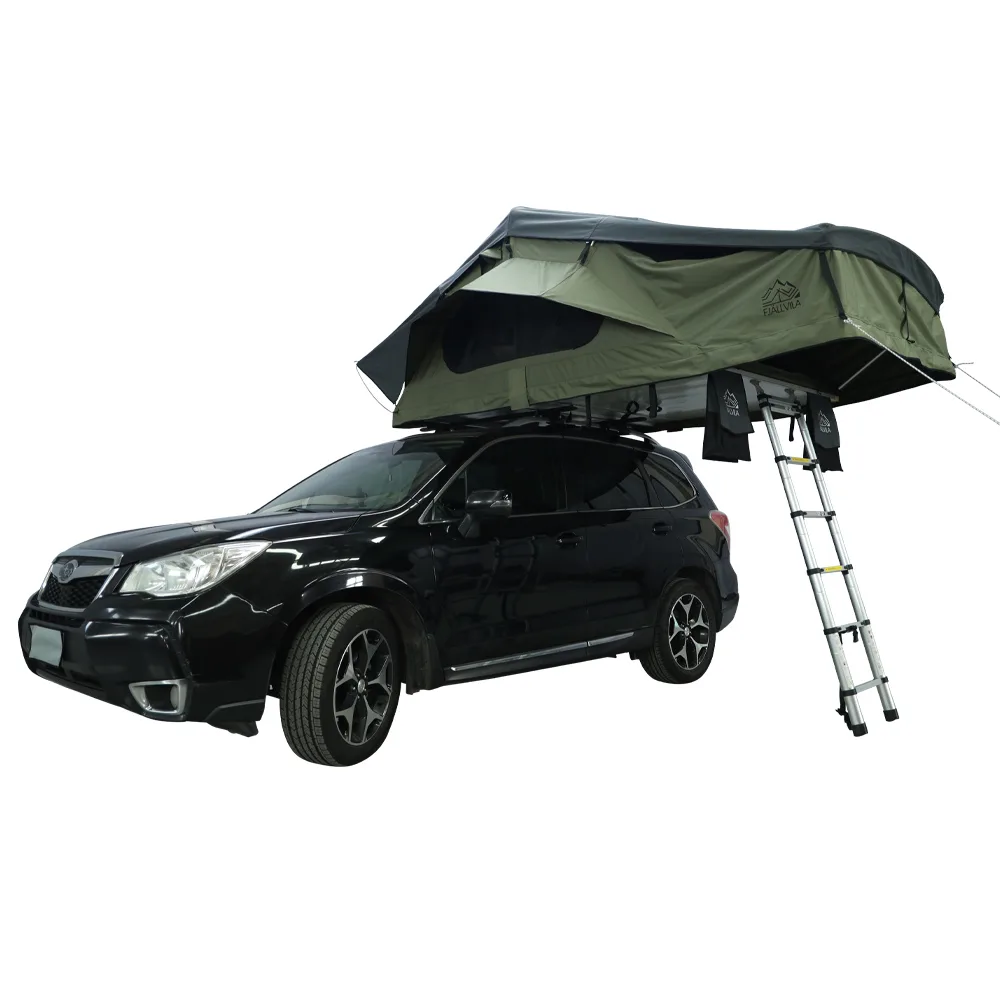 FjällVila UppLöv 140L softtop daktent Khaki-Green