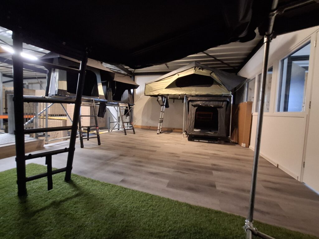 Showroom rooftop tents Fjällvila