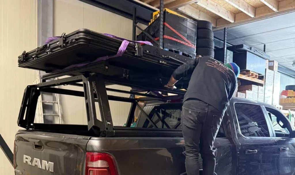 Dodge Ram Dachzelt Installation